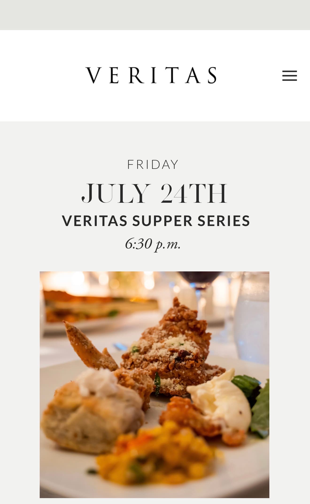 Veritas Supper Series