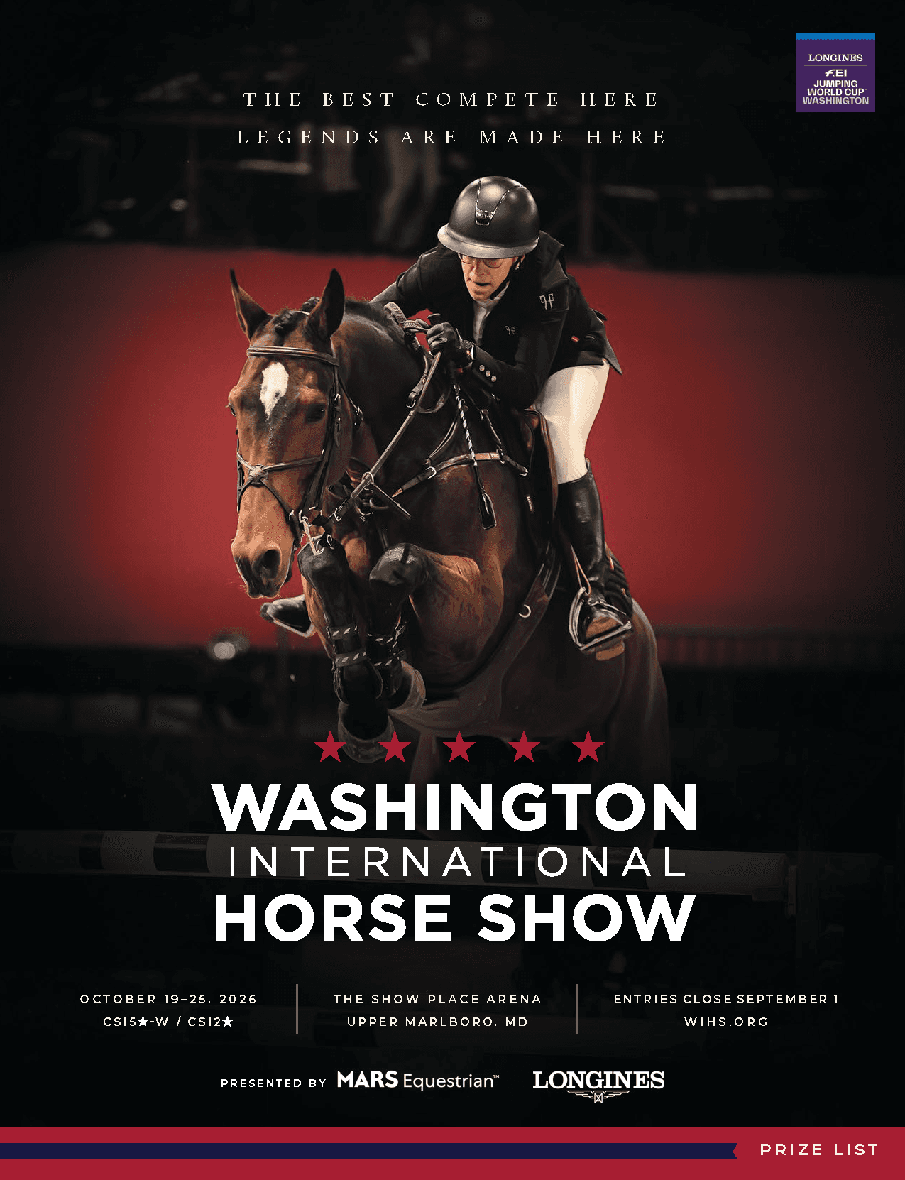 Washington International Horse Show 2026: Evergreen timing guide and where to stay/dine
